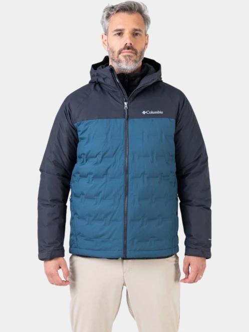 Columbia Grand Trek III Down Hooded Jacket férfi pehelykabát kék színben 8