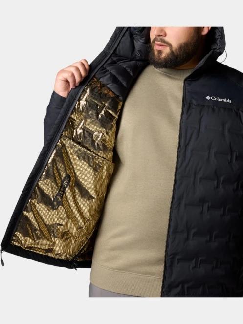 Columbia Grand Trek III Down Hooded Jacket férfi pehelykabát fekete színben 7
