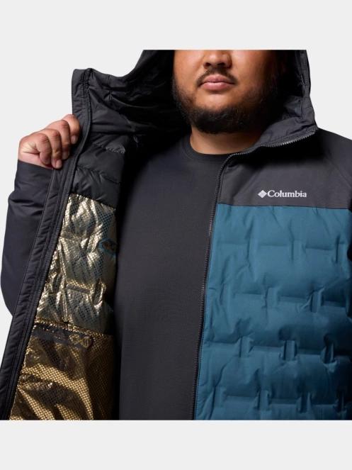 Columbia Grand Trek III Down Hooded Jacket férfi pehelykabát kék színben 7