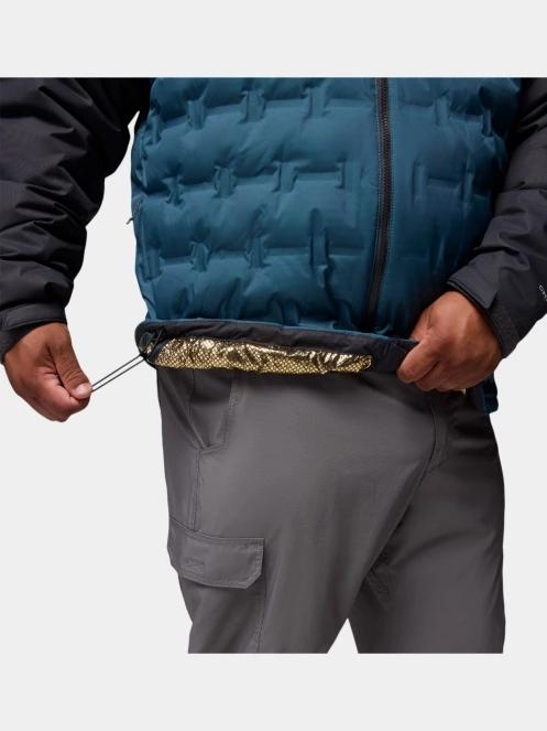 Columbia Grand Trek III Down Hooded Jacket férfi pehelykabát kék színben 9