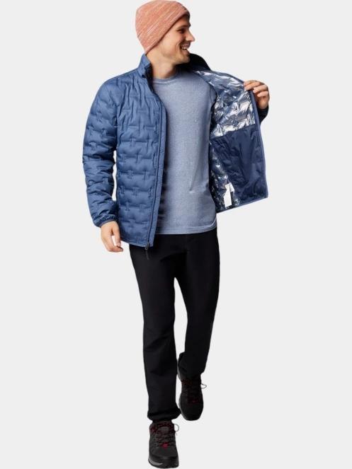 Columbia Delta Ridge II Down Jacket férfi pehelykabát kék színben 5