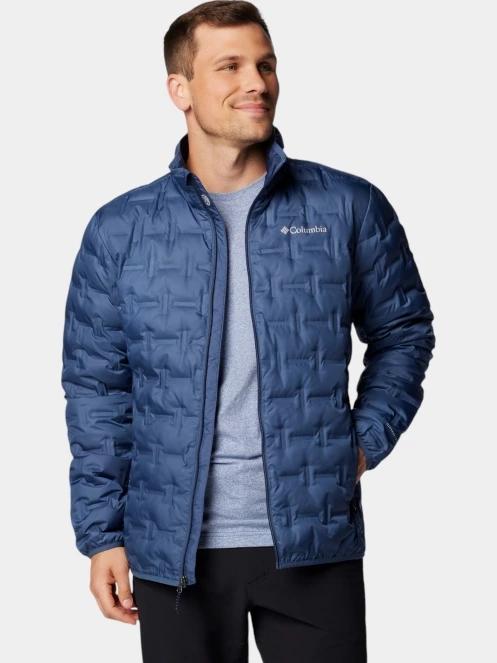 Columbia Delta Ridge II Down Jacket férfi pehelykabát kék színben 6