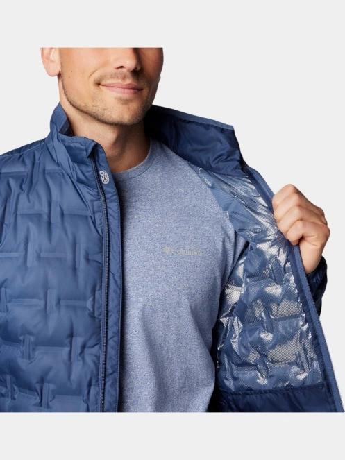 Columbia Delta Ridge II Down Jacket férfi pehelykabát kék színben 8