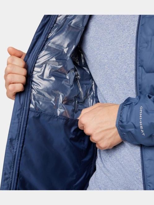 Columbia Delta Ridge II Down Jacket férfi pehelykabát kék színben 9