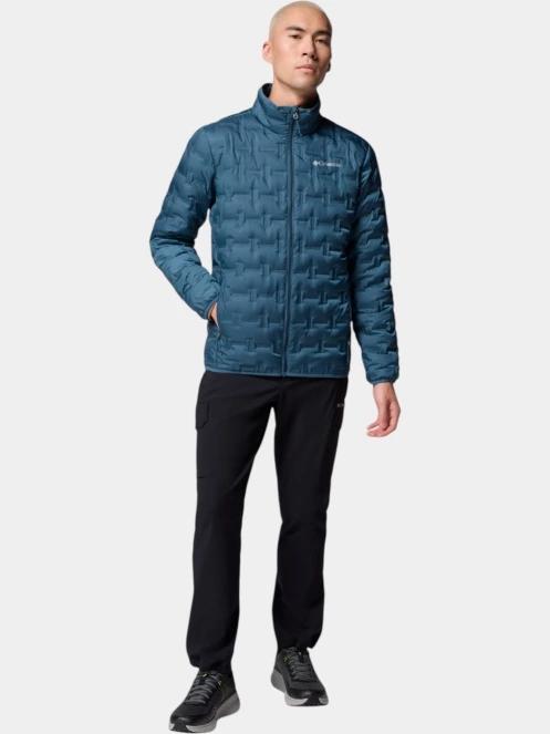 Columbia Delta Ridge II Down Jacket férfi pehelykabát kék színben 6