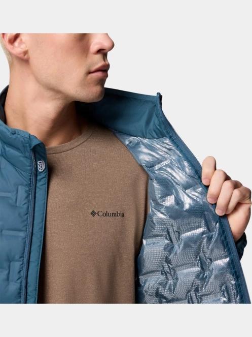 Columbia Delta Ridge II Down Jacket férfi pehelykabát kék színben 8
