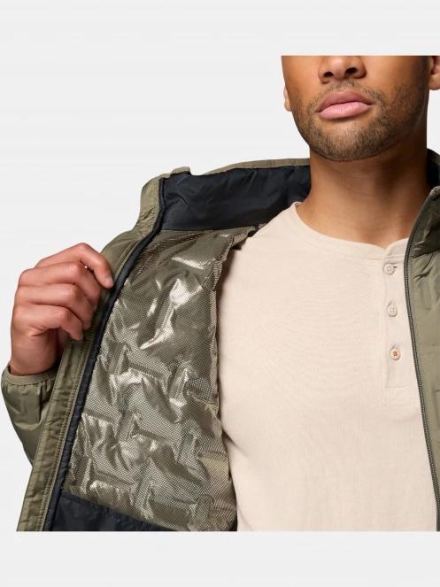 Columbia Delta Ridge II Down Jacket férfi pehelykabát zöld színben 9