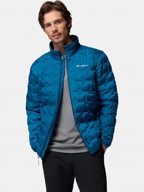 Columbia Delta Ridge II Down Jacket férfi pehelykabát kék színben 6