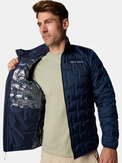Columbia Delta Ridge II Down Jacket férfi pehelykabát sötétkék színben 6