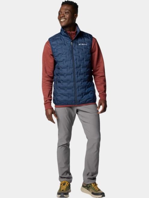 Columbia Delta Ridge II Down Vest férfi mellény kék színben 6