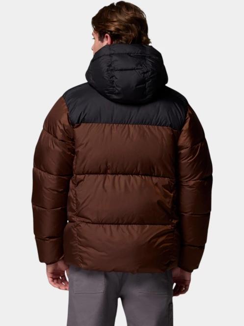 Columbia Puffect II Hooded Jacket férfi télikabát barna színben 4