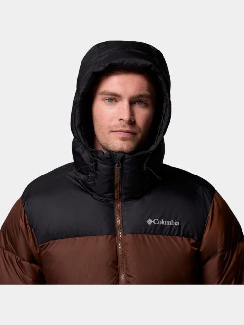 Columbia Puffect II Hooded Jacket férfi télikabát barna színben 7