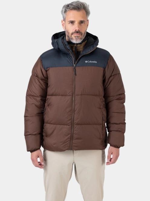 Columbia Puffect II Hooded Jacket férfi télikabát barna színben 8