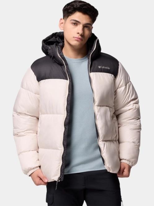 Columbia Puffect II Hooded Jacket férfi télikabát homok színben 5