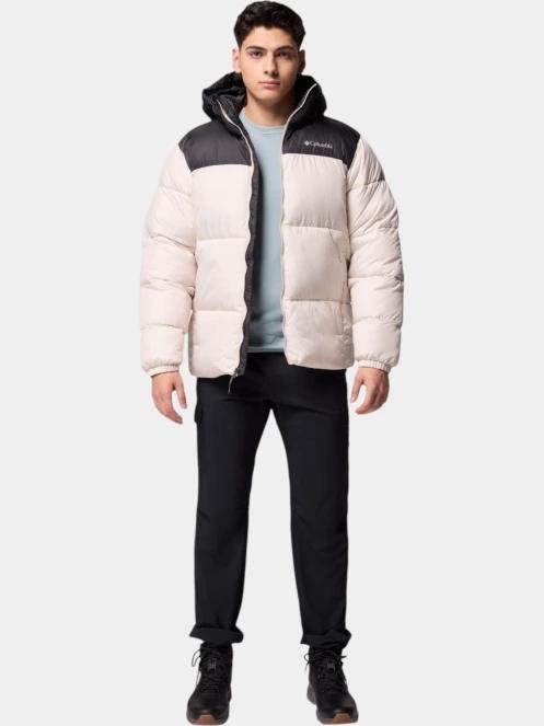Columbia Puffect II Hooded Jacket férfi télikabát homok színben 6