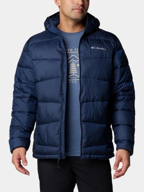 Columbia Fivemile Butte II Hooded Jacket férfi télikabát kék színben 5