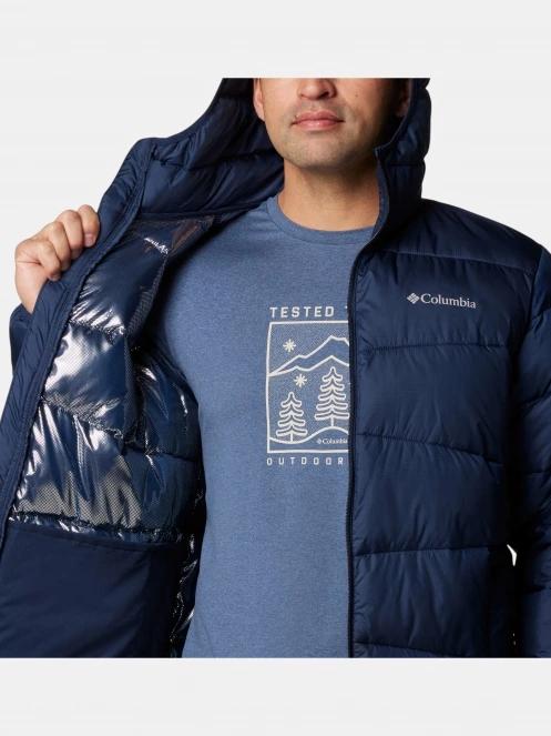 Columbia Fivemile Butte II Hooded Jacket férfi télikabát sötétkék színben 6