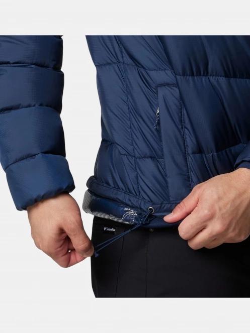 Columbia Fivemile Butte II Hooded Jacket férfi télikabát sötétkék színben 8