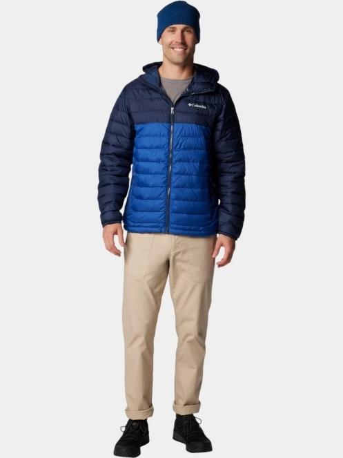 Columbia Powder Lite II Hooded Jacket férfi átmeneti kabát kék színben 5