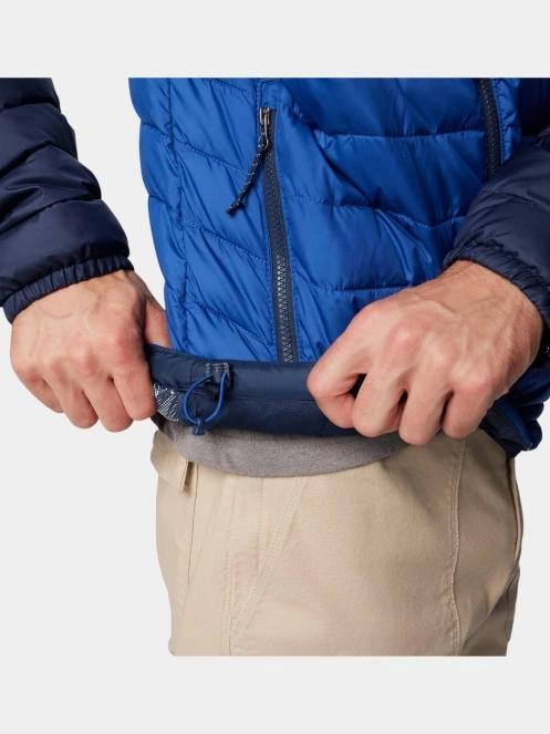 Columbia Powder Lite II Hooded Jacket férfi átmeneti kabát kék színben 7
