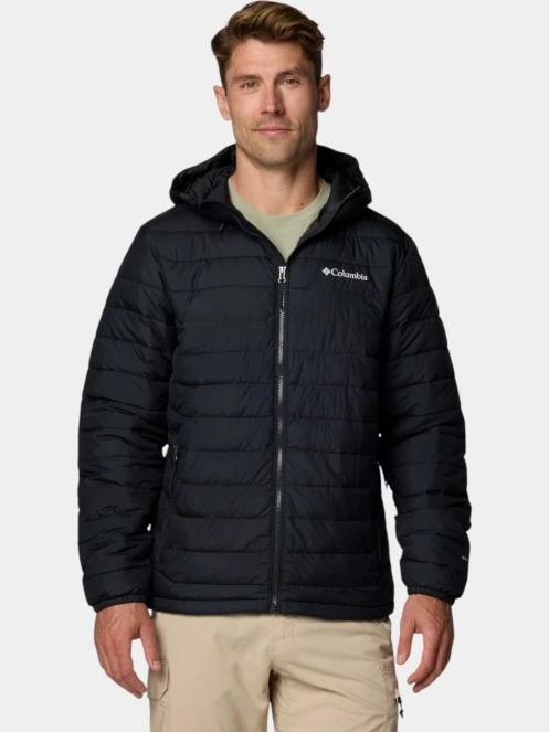 Columbia Powder Lite II Hooded Jacket férfi átmeneti kabát fekete színben 2