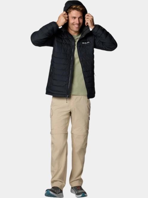 Columbia Powder Lite II Hooded Jacket férfi átmeneti kabát fekete színben 6
