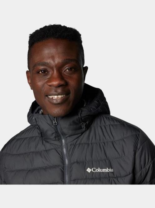 Columbia Powder Lite II Hooded Jacket férfi átmeneti kabát szürke színben 6