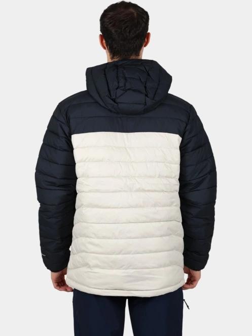 Columbia Powder Lite II Hooded Jacket férfi steppelt átmeneti kabát homok színben 4