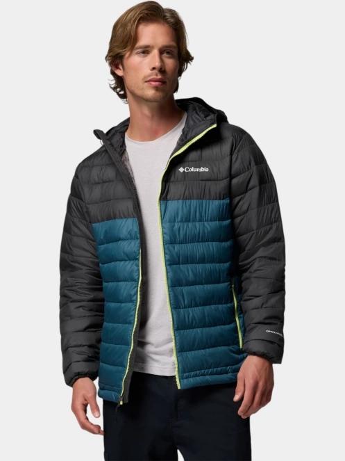 Columbia Powder Lite II Hooded Jacket férfi átmeneti kabát kék színben 5