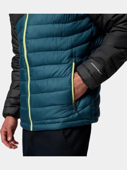 Columbia Powder Lite II Hooded Jacket férfi átmeneti kabát kék színben 6