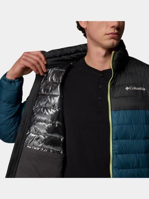 Columbia Powder Lite II Jacket férfi steppelt átmeneti kabát kék színben 9