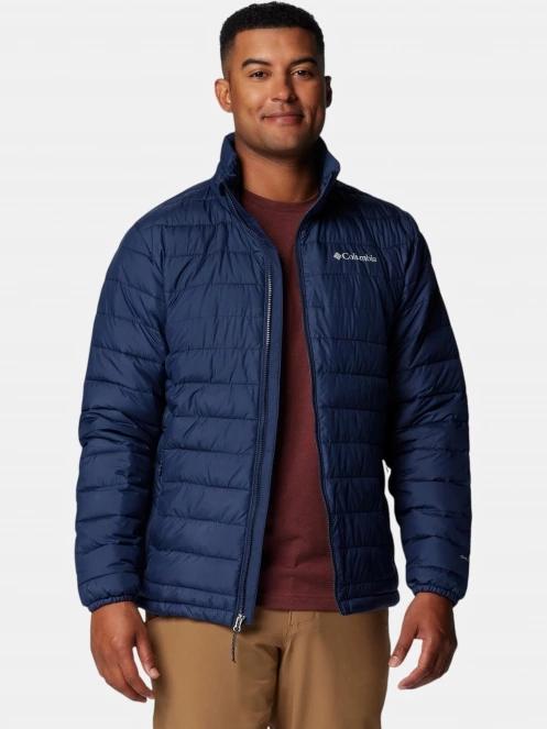 Columbia Powder Lite II Jacket férfi steppelt átmeneti kabát sötétkék színben 6