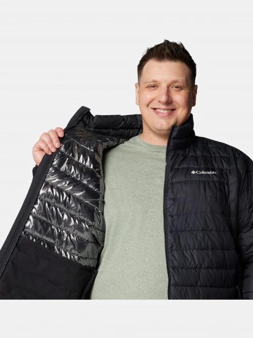 Columbia Powder Lite II Jacket férfi steppelt átmeneti kabát fekete színben 6