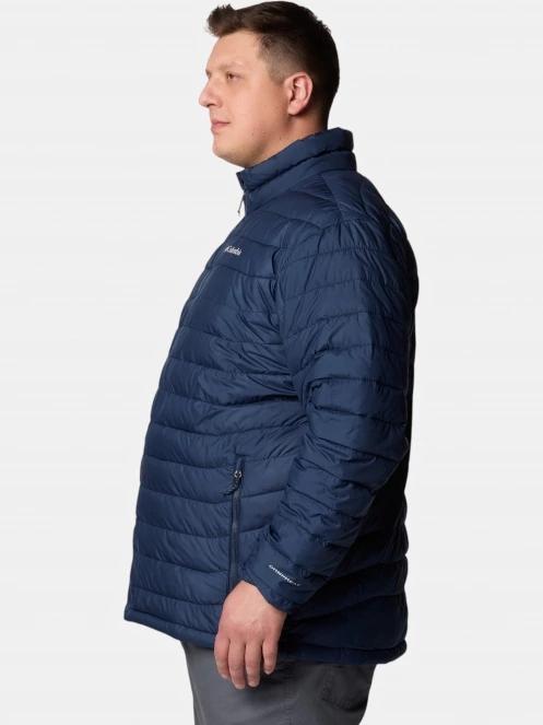 Columbia Powder Lite II Jacket férfi steppelt átmeneti kabát sötétkék színben 3