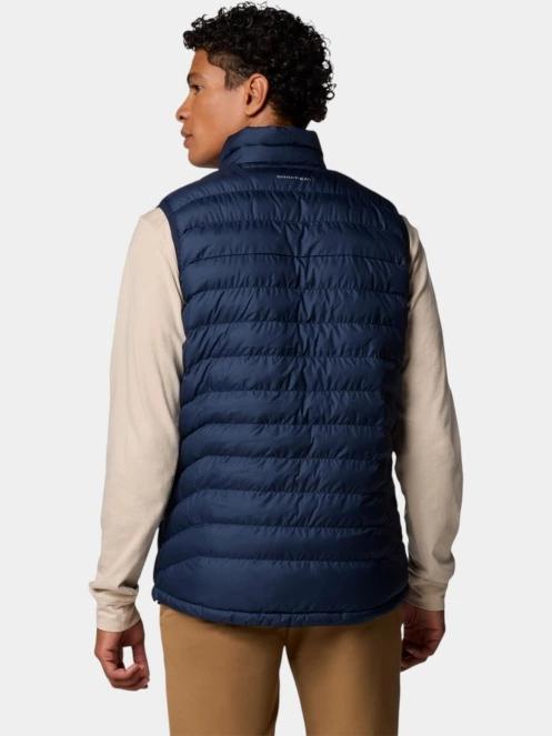 Columbia Powder Lite II Vest férfi mellény kék színben 4