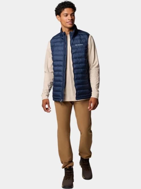 Columbia Powder Lite II Vest férfi mellény kék színben 5