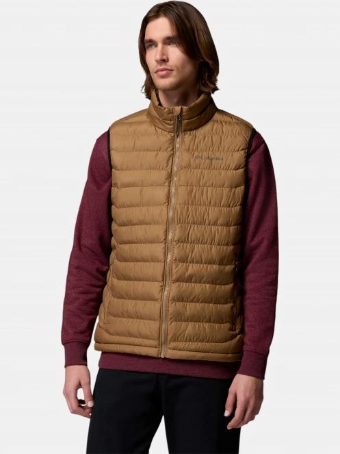 Columbia Powder Lite II Vest férfi mellény oliva színben 2