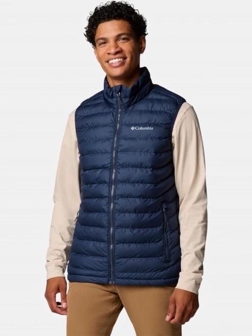 Columbia Powder Lite II Vest férfi mellény sötétkék színben 3