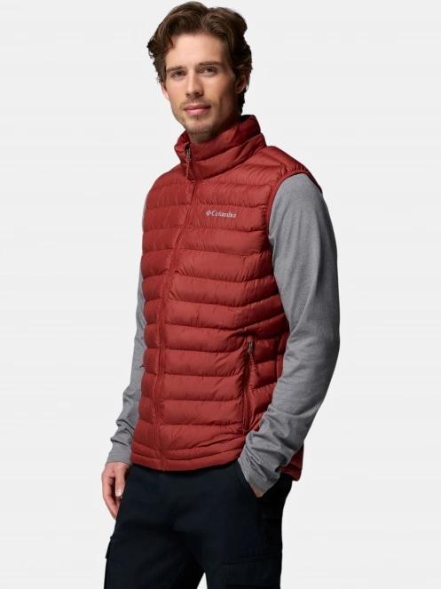 Columbia Powder Lite II Vest férfi mellény piros színben 3