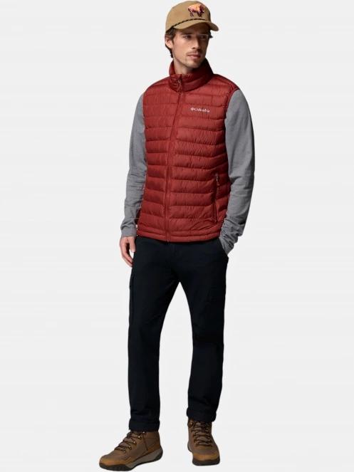 Columbia Powder Lite II Vest férfi mellény piros színben 5