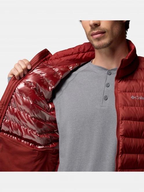 Columbia Powder Lite II Vest férfi mellény piros színben 8
