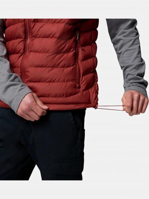 Columbia Powder Lite II Vest férfi mellény piros színben 10