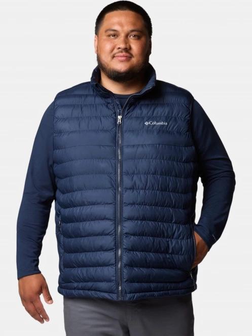 Columbia Powder Lite II Vest férfi mellény sötétkék színben 2
