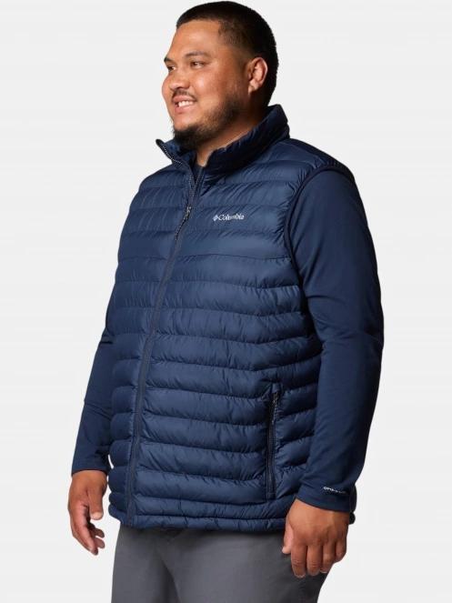 Columbia Powder Lite II Vest férfi mellény sötétkék színben 3