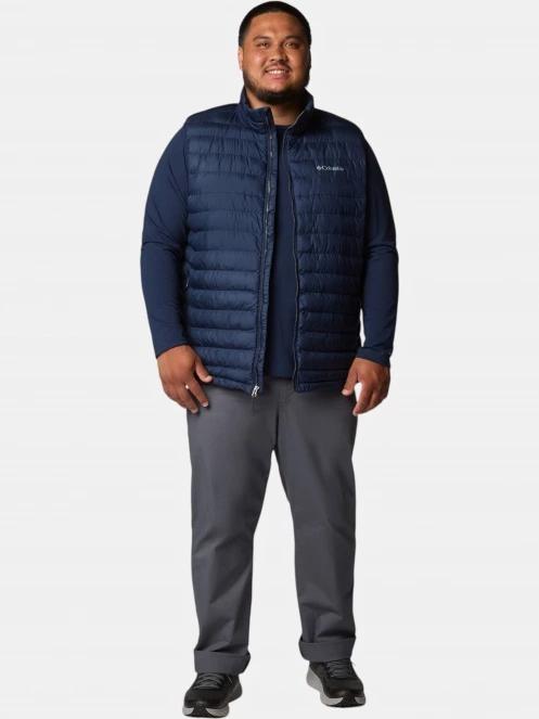 Columbia Powder Lite II Vest férfi mellény sötétkék színben 5