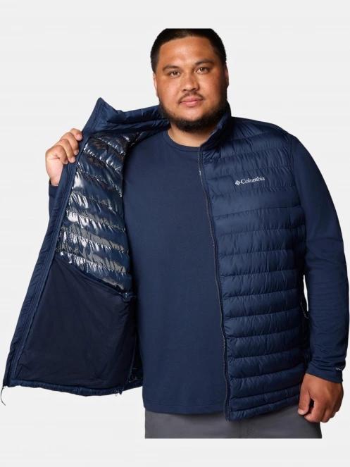 Columbia Powder Lite II Vest férfi mellény sötétkék színben 6