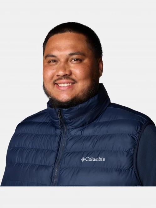 Columbia Powder Lite II Vest férfi mellény sötétkék színben 7