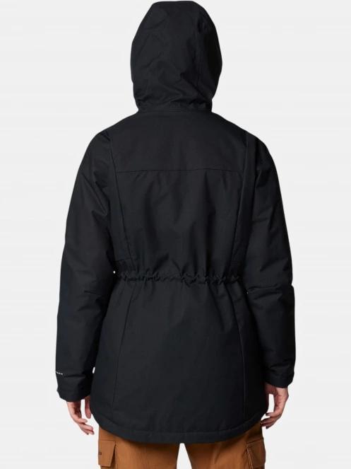 Columbia Hikebound II Long Insulated Jacket női vízhatlan kabát fekete színben 4