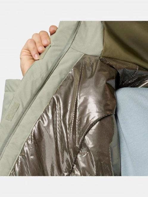 Columbia Hikebound II Long Insulated Jacket női vízhatlan kabát zöld színben 11