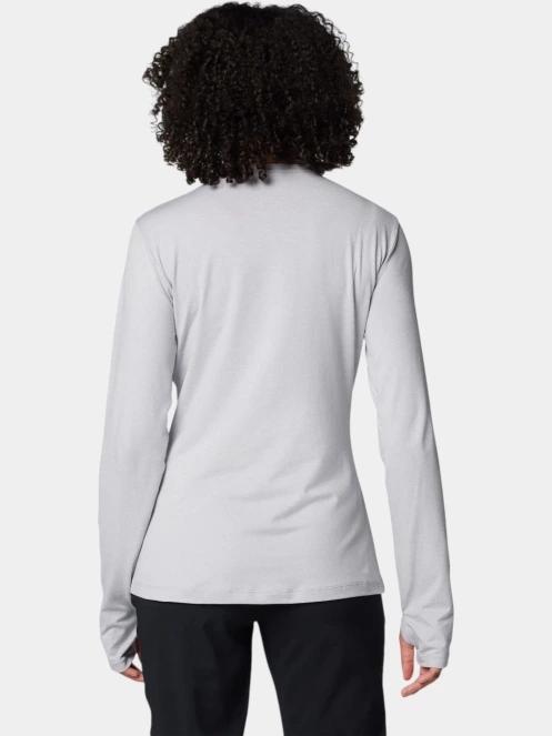 Columbia Sloan Ridge Long Sleeve Shirt női hosszú ujjú sport póló szürke színben 4